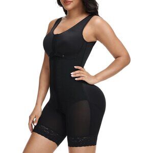 Women's Shapewear Postpartum Garment Tummy Control Surgery Black Body Shaper